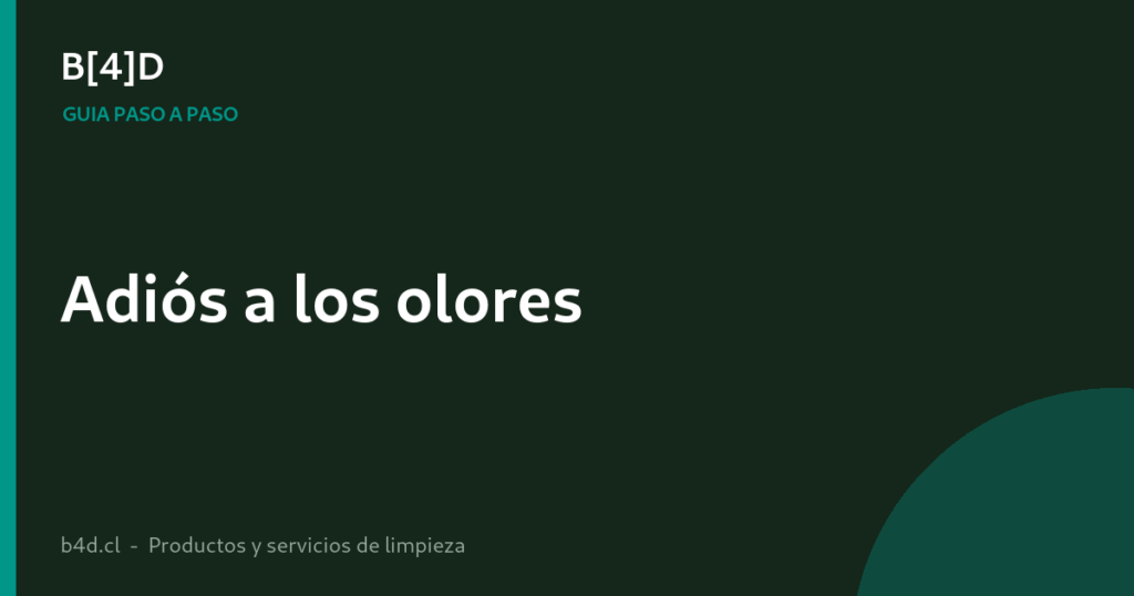 Cómo eliminar los malos olores de un ambiente paso a paso