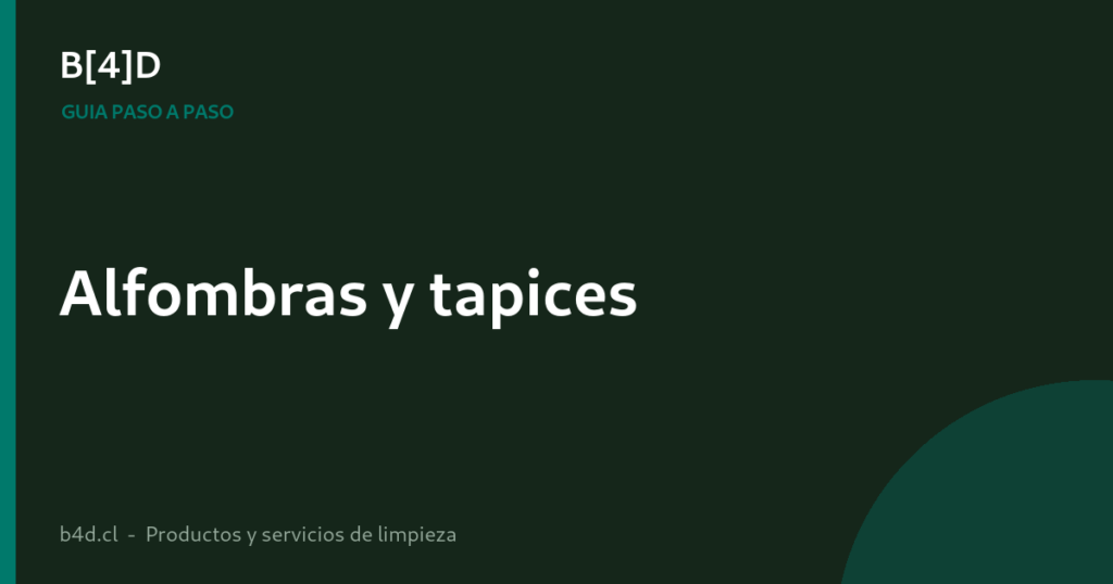 Cómo lavar alfombras y tapices paso a paso