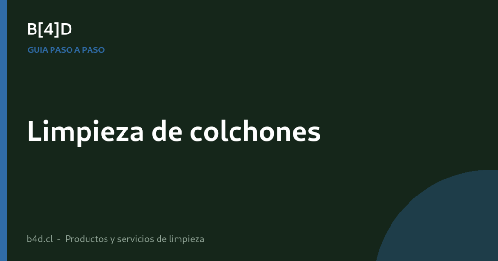 Cómo limpiar un colchón paso a paso