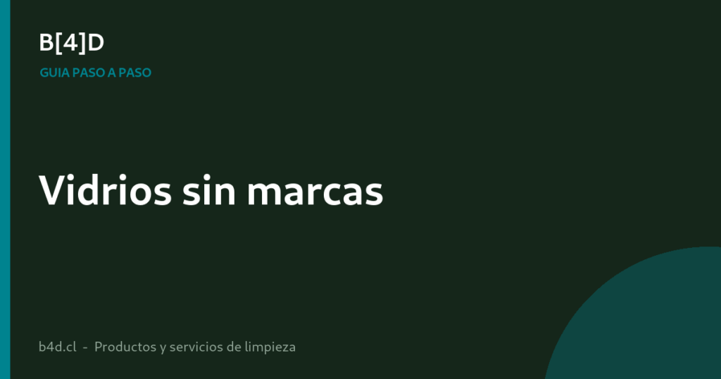 Cómo limpiar vidrios y espejos sin dejar marcas