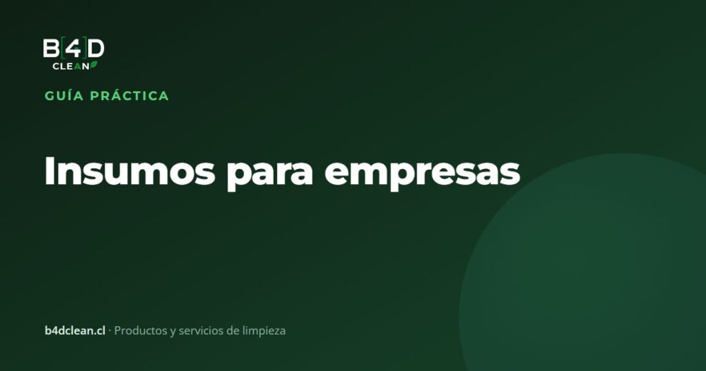 Insumos para empresas