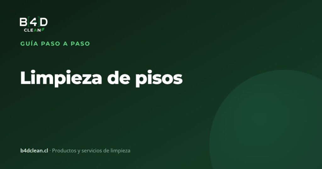 Limpieza de pisos