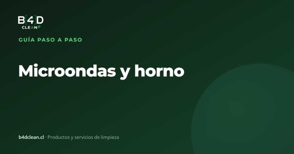 Microondas y horno