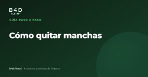 Cómo quitar manchas comunes paso a paso