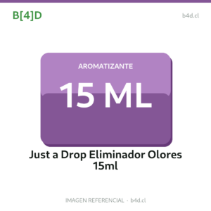 Frasco de eliminador de olores Just a Drop de 15 ml.