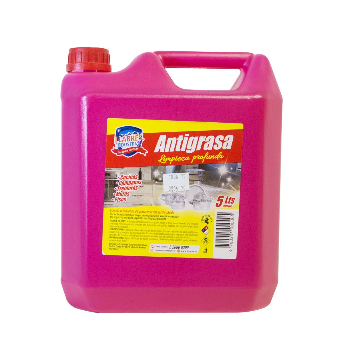 Antigrasa líquido 5 L